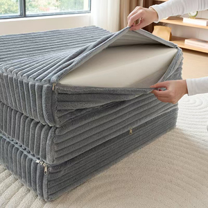Canapé multifonctionnel <span class=keywords><strong>Lazyboy</strong></span>, canapé pliable multifonctionnel, coussin pliable, lit pliable, matelas en mousse pour le sol, futon, taille personnalisable - Product Image 4