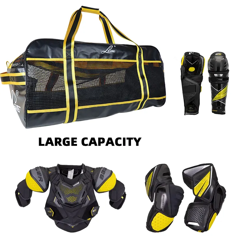 Classic Team Hockey Bag Sports Equipment Accessories Ringette Ice Skating Gear Bag Durable Ice Hockey Bags