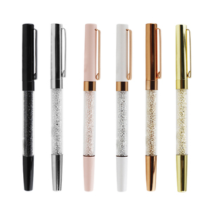 Rose Gold <strong>Silver</strong> <strong>Pen</strong> with Rose Gold <strong>Silver</strong> Roller <strong>Pen</strong> - 3 Fine Fancy Crystal <strong>Pens</strong> in Glossy White Gift Box | Gifts for Women - Product Image 6