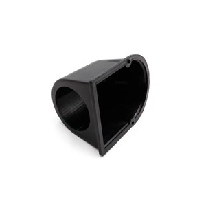 Abs <b>Plastic</b> Car Instrument Panel Mount <b>Bracket</b> 52mm Single Hole Black Air Vent Holder Easy Install - Product Image 2