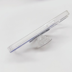 Étui de téléphone magnétique transparent avec support magnétique détachable 2-en-1, étui de protection antichoc pour iPhone/Samsung - Product Image 2