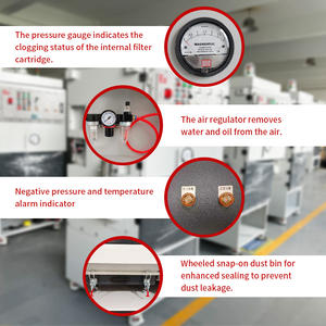 नई औद्योगिक पोर्टेबल शक्तिशाली रेत बिस्टिंग धूल हटाने प्रणाली एयर कारतूस फिल्टर ऑटो पल्स जेट 99.97% दक्षता धूल - Product Image 4