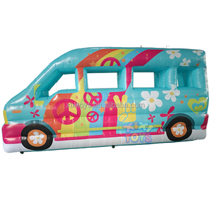 Pared de Fondo Inflable Adhesiva Personalizada con Diseño de Paz y Amor de los 70 para <span class=keywords><strong>Conciertos</strong></span> y Eventos, Decoración de Autobús con Globos - Product Image 1