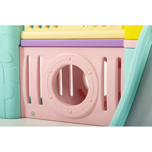 Trẻ em vui chơi giải trí công viên mẫu giáo trẻ em Playhouse sân chơi trong nhà thiết bị nhựa chơi nhà với <span class=keywords><strong>Slide</strong></span> - Product Image 6