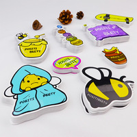 Autocollant personnalisé avec logo, découpé, pailleté, holographique, résistant aux UV, imperméable, brillant, argenté, laser, holographique