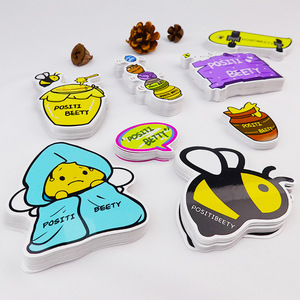 Biểu tượng tùy chỉnh nhãn dán chết cắt long lanh Holographic Nhãn dán nhãn UV chống thấm nước sáng bóng bạc <span class=keywords><strong>Laser</strong></span> Holographic Nhãn dán nhãn - Product Image 5