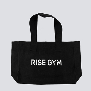 Bán buôn lớn màu đen trống thời trang giản dị vải trở lại Tote Túi tùy chỉnh in logo - Product Image 2