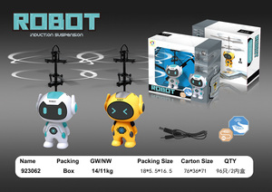 Bay bóng bay không người lái <span class=keywords><strong>robot</strong></span> đồ chơi trong nhà trò chơi hồng ngoại cảm ứng RC bay Máy bay trực thăng đồ chơi cảm ứng bay <span class=keywords><strong>Robot</strong></span> cho cậu bé - Product Image 4