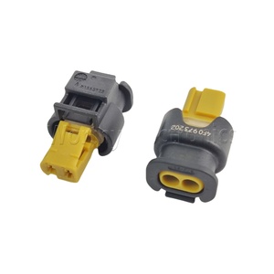 ปลอกหุ้มขั้วต่อปลั๊กเชื่อมต่อรถยนต์ 2 รู <span class=keywords><strong>2P</strong></span> ใหม่เอี่ยม 4F0973202 สำหรับ - Product Image 1