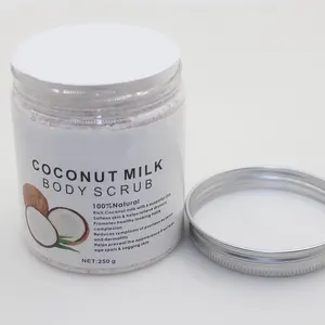 Botol Scrub Tubuh Grosir Kemasan Gula Kocok Kelapa Pria dan Wanita Krim Gosok Tubuh Berminyak