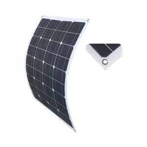 OEM太阳能单太阳能电池板50w 100w 150瓦200w 250w柔性电池板太阳能柔性太阳能模块工厂模块