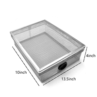 Boîtier de protection en maille métallique tissée en acier inoxydable pour routeur WiFi, protection pare-feu, découpe pour réduire les radiations nocives