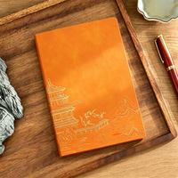 Carnet A5 en cuir PU, couverture souple multicolore avec boucle métallique, journal à feuilles orées, idéal pour cadeau d'affaires ou bureau
