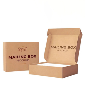 <span class=keywords><strong>Petite</strong></span> boîte en carton ondulé Boîtes d'expédition personnalisées pour l'expédition postale Emballage <span class=keywords><strong>Littérature</strong></span> Mailer - Product Image 1