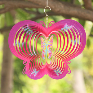 Ball 3D Rotating Metal Outdoor <b>Garden</b> Hanging Decoration - Product Image 4