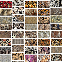 Tela Elástica en 4 Direcciones con Estampado de Leopardo, 80% Poliéster, 20% Elastano, para Ropa Deportiva