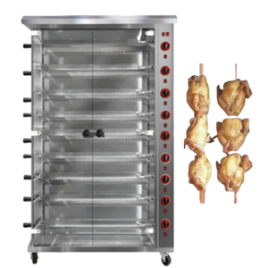 Rôtissoire à poulet verticale de qualité supérieure pour restaurant, grande capacité, en acier inoxydable, commerciale, au <span class=keywords><strong>gaz</strong></span> et électrique - Product Image 1