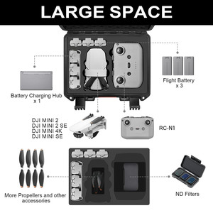 Étui de transport rigide en EVA personnalisé pour drone DJI Tello, durable et portable, pour le stockage d'outils - Product Image 2