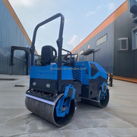 Mini rouleau compacteur de 3 tonnes certifié EPA CE Moteur Kubota diesel Euro 5 Rouleau compacteur de 3 tonnes