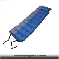 Lit gonflable d'extérieur, imperméable, résistant à l'humidité, portable, en tissu composite, matelas de plage pour pique-nique et camping