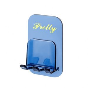 Estante de pared para baño y cocina, sin perforaciones, para cepillos de dientes y vasos, sin plegar - Product Image 4