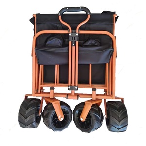 <span class=keywords><strong>Chariot</strong></span> de transport à main de rangement pour les achats de plage en tissu avec ouverture arrière plus large - Product Image 5