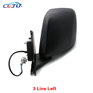 Rétroviseurs latéraux de porte de voiture en ABS noir pour Nissan <span class=keywords><strong>Evalia</strong></span> NV200 Mitsubishi Delica D 3 Van Chevrolet City Express 2009-2023 - Product Image 4