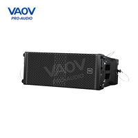 Système de sonorisation Line Array performant, double haut-parleur de 6 pouces, passif, 8 ohms, 600W, avec transducteurs néodyme, enceinte en bois, étanche