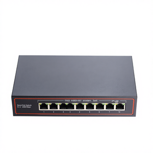Atongda Masaüstü 8 Portlu 1000Mbps POE 2 Uplink SFP Gigabit Halka CCTV 1.8G Kapasiteli Ethernet POE Switch - Product Image 1