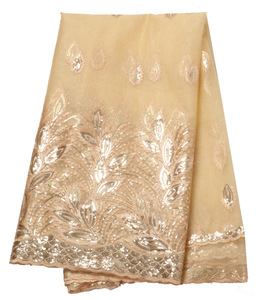 Vestido africano europeo y americano bordado de lentejuelas vestido de banquete de 3 colores accesorios de tela de moda encaje de encaje - Product Image 6