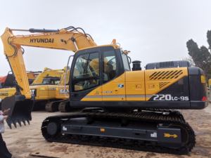 Excavadora Hyundai 220lc-9s original de segunda mano de 22 toneladas de Corea, componentes de núcleo de excavadora, motor y motor en stock en China - Product Image 3