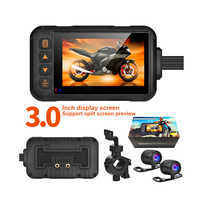Caméra de tableau de bord pour moto Arvov SE60 Mini DVR 720P Double objectif Grand angle IP67 Étanche Écran LCD 3,5 pouces Garantie 1 an Neuf