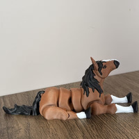 Éxito de Ventas Transfronterizo: Modelo de Coche Mustang Impreso en 3D a Escala 1:5, Juguete con Articulaciones Móviles, Adorno Artesanal, Regalo Creativo
