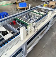 Líneas de Ensamblaje Automáticas Inteligentes Personalizadas de China, Unidad de Transferencia para Paletas, Transportador de Doble Cadena de Alta Calidad