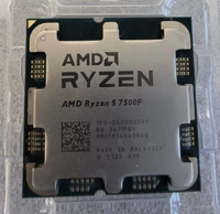 Untuk CPU Desktop Gaming AMD Ryzen 5 7500F AM5 6 Core 12 Thread 65W Zen5 Baru dalam Kemasan atau Bekas