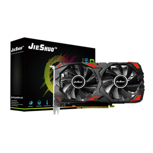 JIESHUO真新しいRX5908GBグラフィックカードradeon amd rx 590256bit2048sp工場でゲームオフィス用にカスタマイズ
