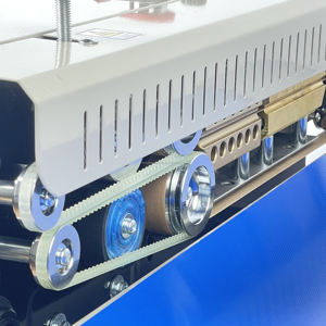 เครื่องซีลถุงแบบต่อเนื่องอเนกประสงค์ FR-900 สำหรับซีลถุงขนม ถุงอาหาร ถุงพลาสติกขนาดเล็ก - Product Image 3