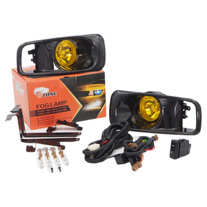Adatto per <span class=keywords><strong>Honda</strong></span> Civic 1999-2000 Ricambi Nuovi Kit Luci Fendinebbia Cromate per Paraurti Anteriore Accessori per Sistemi di Illuminazione Auto - Product Image 1