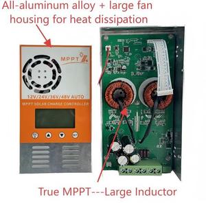 Thiết kế mới 12V 24V <span class=keywords><strong>48V</strong></span> 60A sạc năng lượng mặt trời Điều khiển điều chỉnh với đèn nền hiển thị sạc năng lượng mặt trời điều khiển <span class=keywords><strong>MPPT</strong></span> OEM/ODM - Product Image 2