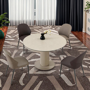 Fabbrica da pranzo 4 sedie tavolo a buon mercato tavolo da pranzo in ardesia e 4 sedie Set - Product Image 1