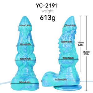 Dildo de silicona con ventosa de dragón de fantasía, modelo Forest Twins Imuriel, juguete sexual para adultos con función de eyaculación automática y potente. ¡Gran éxito de ventas! - Product Image 6
