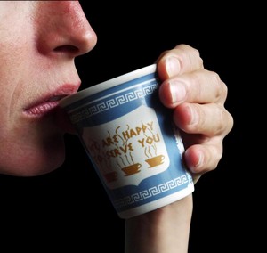 Wholesale New York City Greek Coffee Cup Ceramic to Go Cup Custom Ceramic Mug No Handle - Product Image 3