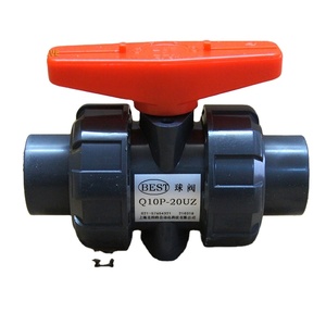 Bon prix Q10 UPVC CPVC FRPP PVDF Vanne à boisseau sphérique en <span class=keywords><strong>PVC</strong></span> plastique anti-corrosion - Product Image 1