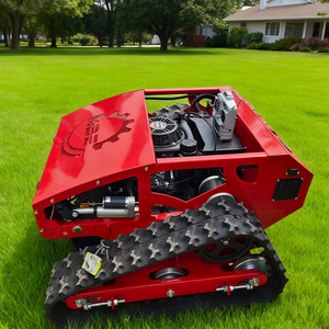 Điều khiển vô tuyến máy cắt theo dõi tất cả các địa hình điều khiển từ xa Robot cỏ dại Máy cắt - Product Image 2
