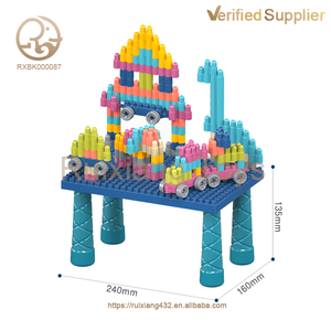 Vendita calda ABS Montessori in plastica che impilano tavoli in mattoni da costruzione giocattolo fatto da te Set di blocchi per bambini adulti giochi da tavolo - Product Image 2