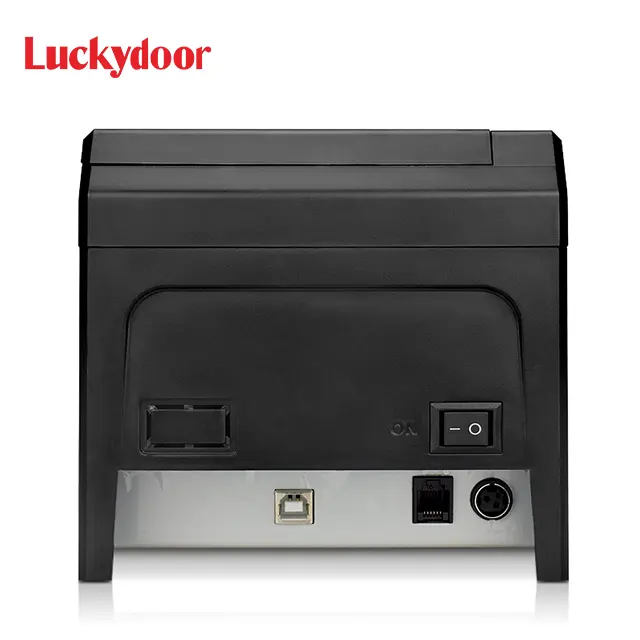 Luckydoor P-80B 80mm impressora térmica rápida USB LAN BT desktop Android IOS 80mm 3 polegadas Etiqueta de recibos de envio impressora térmica