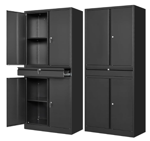 ארון אחסון מתכת עם מגירה & מנעול, מוסך גבוה ארון כלי פלדה, שירות כבד אחסון המארגן עבור מוסך - Product Image 1