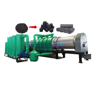 Máquina Automática DANUBE para Producción de Carbón de Cáscara de Arroz, Horno de Carbonización Continua de Madera - Product Image 1