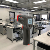 Thermomètre numérique industriel Uni-t Ut306s, pistolet de température laser sans contact, fréquencemètre, options de support OEM