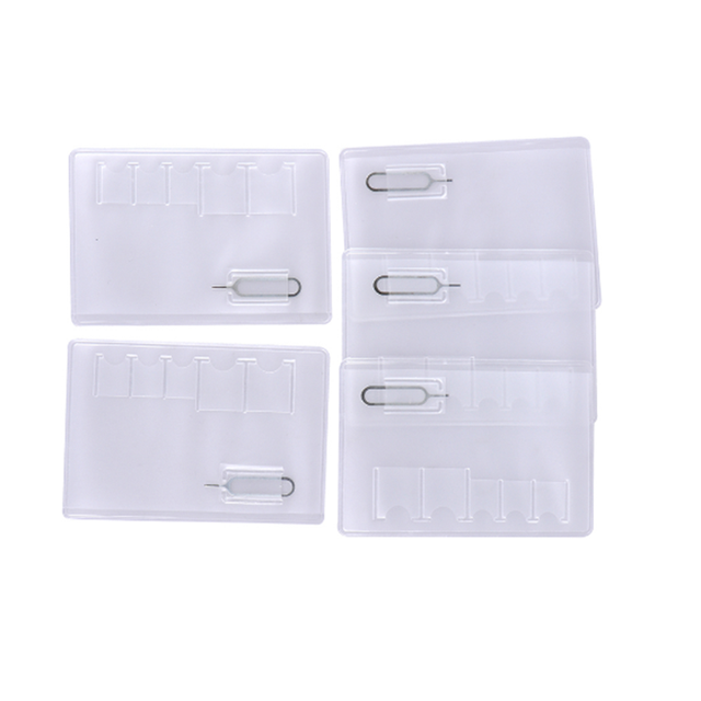 Portable SIM Micro Pin Nano Memory Card Storage Bag SIM Card Protector Holder